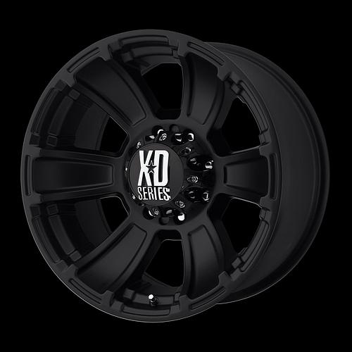 17" xd revolver matte black with 37x13.50x17 nitto mud grappler mt wheels rims