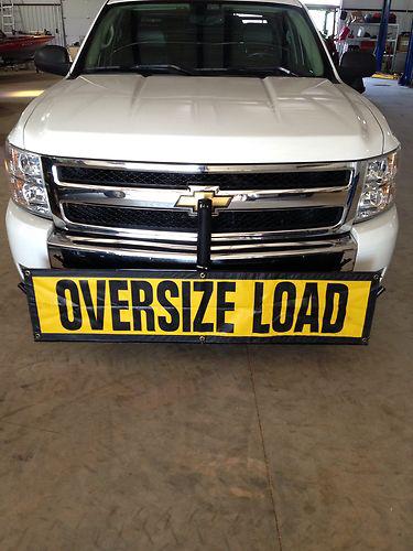 Oversize load sign