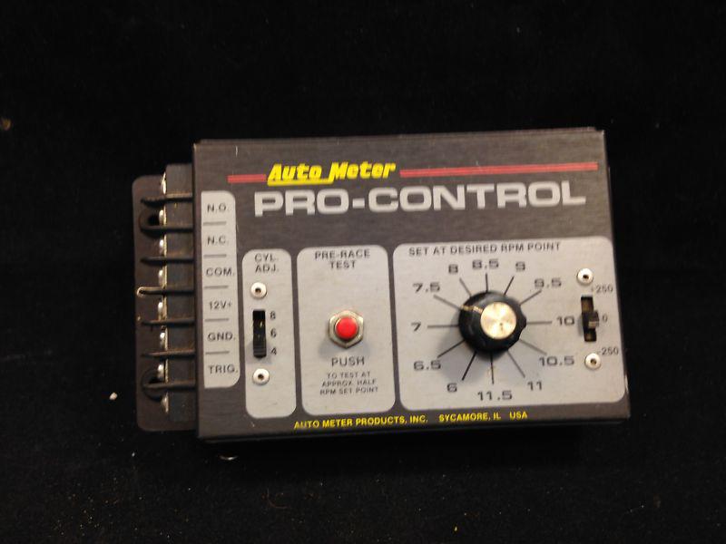 Auto meter 5301 pro control 6000-11500 rpm rev limiter 4 6 8 cylinder drag car. 