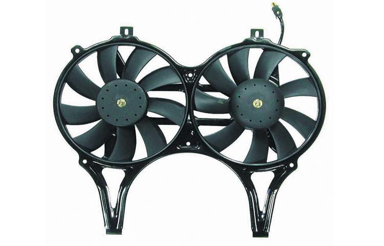 Depo replacement ac condenser cooling fan assy mercedes benz e class 0015001693