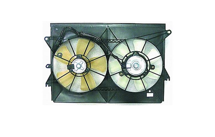 Depo replacement ac condenser radiator cooling fan assembly 05-09 scion tc