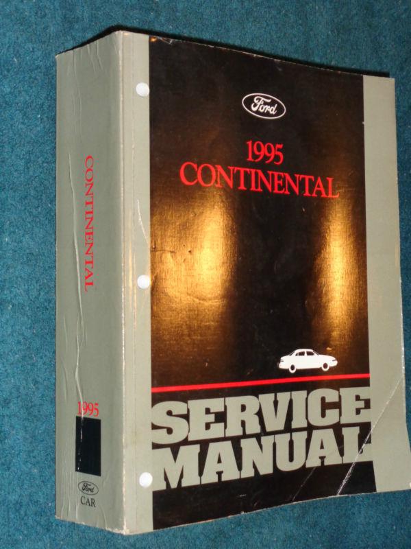 1995 lincoln continental shop manual  / original fomoco shop book!!!