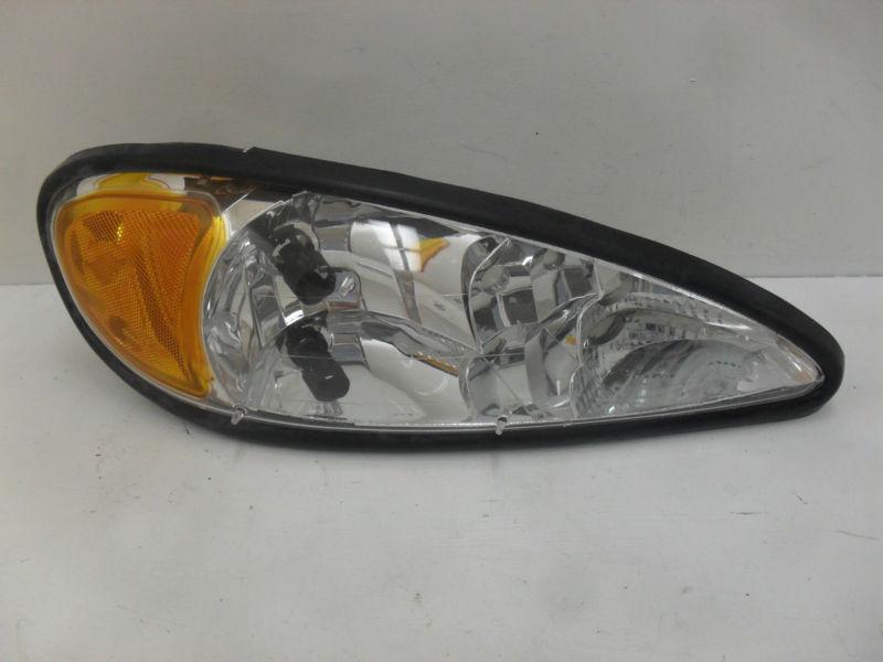 1999 2000 2001 2002 2003 2004 2005 pontiac grand am passenger rh headlight m0102