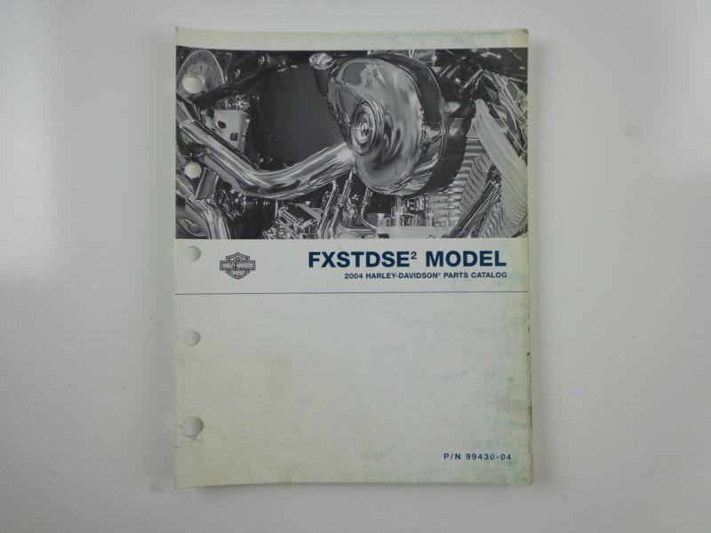 Harley davidson 2004 fxstdse model parts catalog 99430-04