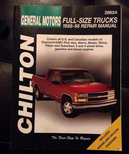 Chilton's 97 chevy truck repair manual