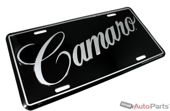 New!!! chevy camaro license plate aluminum stamped embossed metal tag