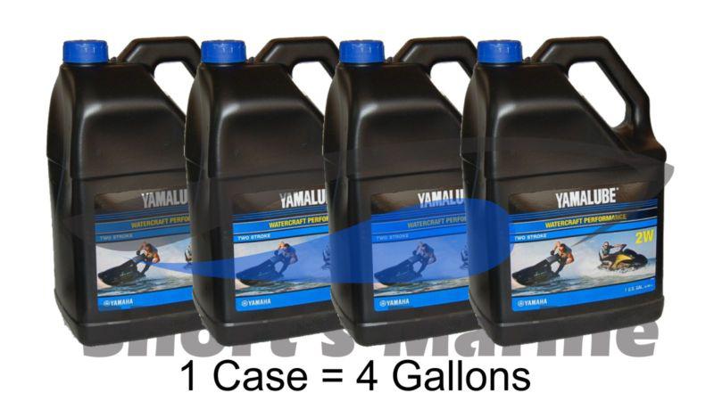 Yamaha yamalube 2-w 2-stroke watercraft performance oil case of 4 gallons