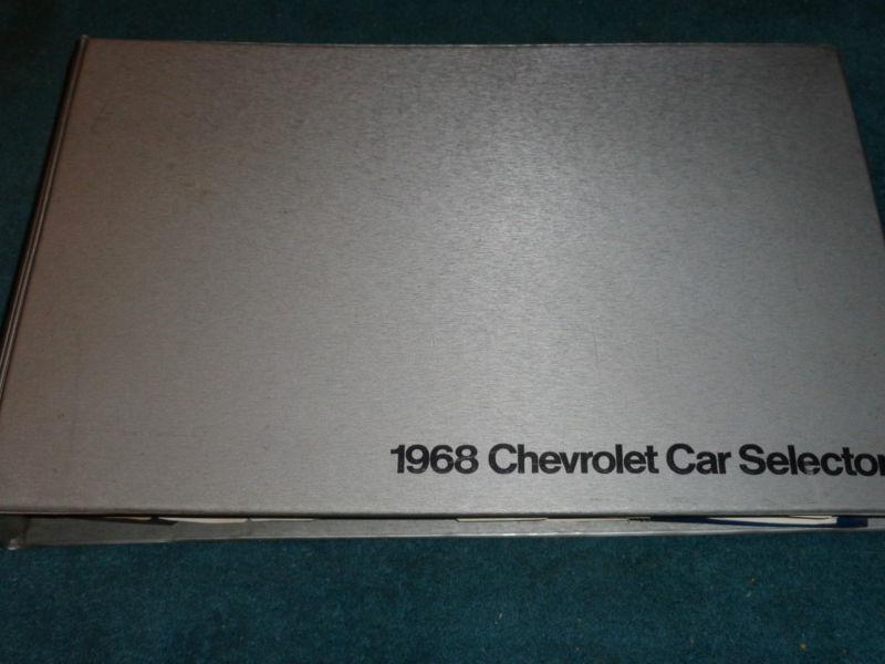 1968 chevrolet dealer showroom album camaro corvette nova chevelle corvair+more