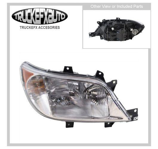 New right side headlight lamp sprinter clear lens rh passenger halogen ch2503173