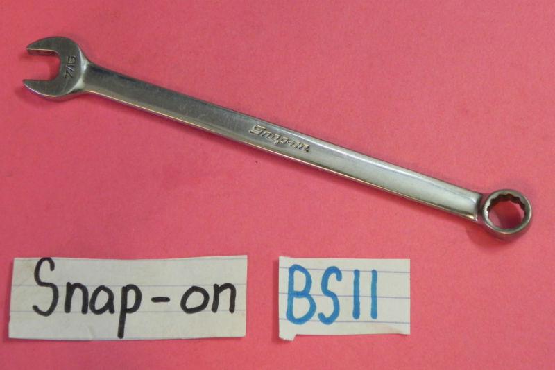 Snap-on 7/16" combination wrench oex14a replacement mechanic tool openend (bs11)