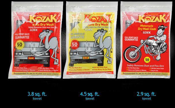 Sell Kozak Auto Dry Wash Polishing Cloth, 20 pieces, FREE SHIPPING