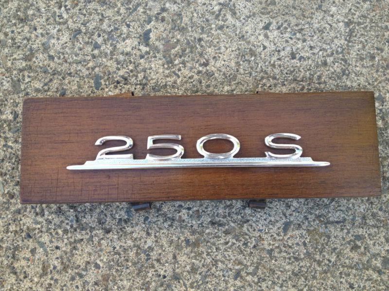 Mercedes 250 s radio space wood face plate insert oem
