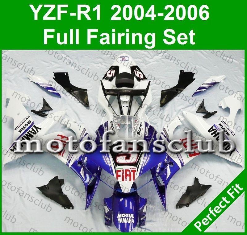 Fit yamaha yzf r1 04 05 06 yzfr1 2004 2005 2006 fairing bodywork plastics #24 b