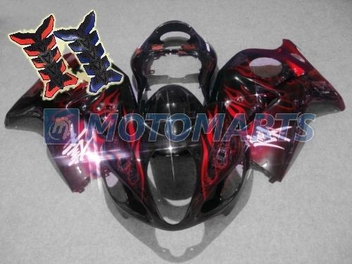 Free tank pad! inj fairing kit for suzuki gsxr 1300 hayabusa 99 00 01 02-07 eac