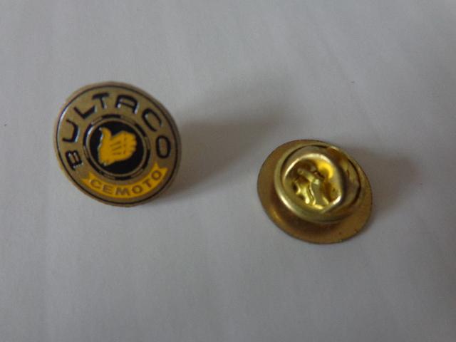 Two pins ossa and bultaco.