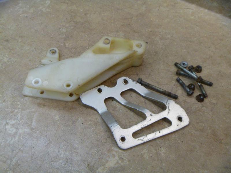 Suzuki rm125 rm 125 used original rear chain guide slider 1990