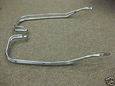 Saddlebag guard rails for harley davidson nostalgic road king classic used