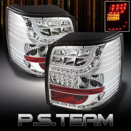 97-00 vw passat 5dr wagon chrome led tail lights w/led signal lamps left+right