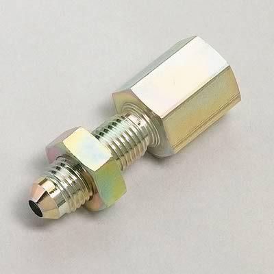 Aeroquip fitting straight bulkhead female connector -4 an to 1/8" npt steel each