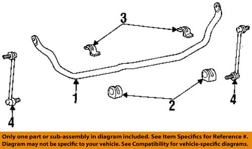 Mopar oem 4684298ad stabilizer bar-stabilizer bar clamp