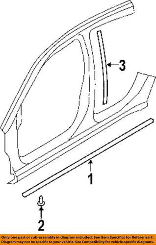 Mopar oem 4389605aa exterior-weatherstrip