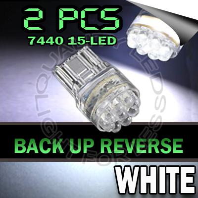 Xenon white 7440 15-led back up reverse led light bulbs t20 7441 7444 992a