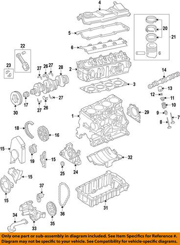 Volkswagen oem 06a103383as engine cylinder head gasket/head gasket