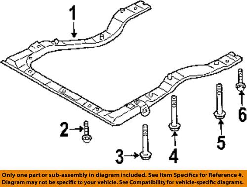 Subaru oem 901000201 sub frame-subframe mount bolt