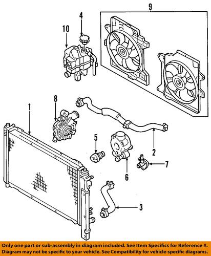 Mazda oem zzc215200 radiator