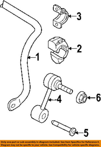 Volkswagen oem wht000226 suspension stabilizer bar link bolt/sway bar link