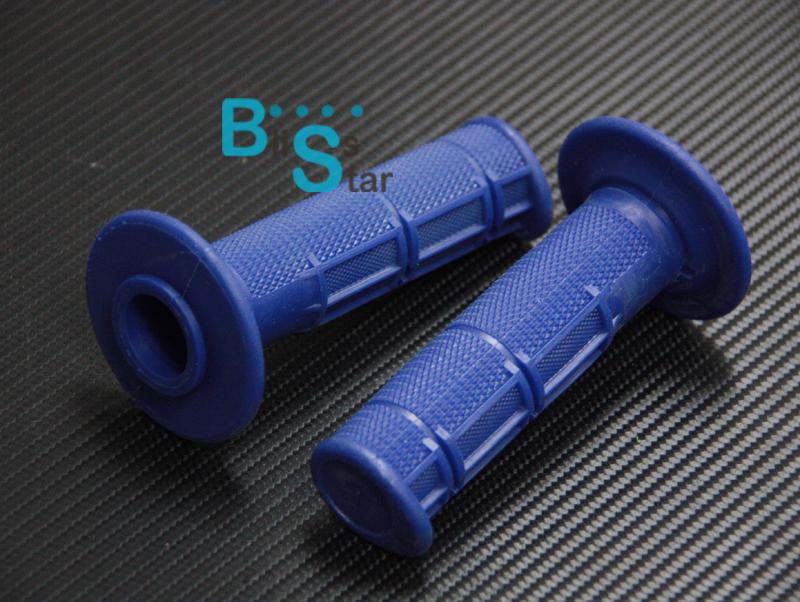 Blue universal motorcycle motocross dirt bike gel handle bar hand pro grips