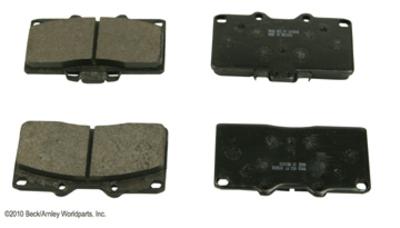 Beck arnley 082-1418 brake pad or shoe, front-disc brake pad