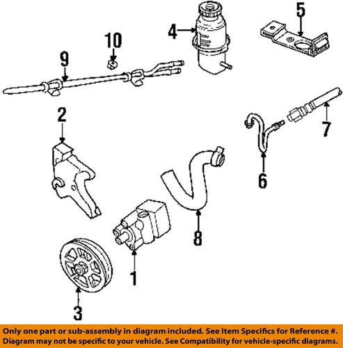 Mopar oem 4782209ab power steering pressure hose-pressure tube