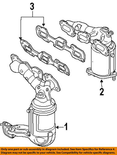 Mazda oem aj572050xc exhaust manifold