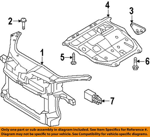 Volkswagen oem 1q08055889b9 radiator support