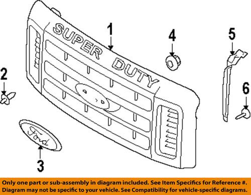 Ford oem 8c3z8200aa grille