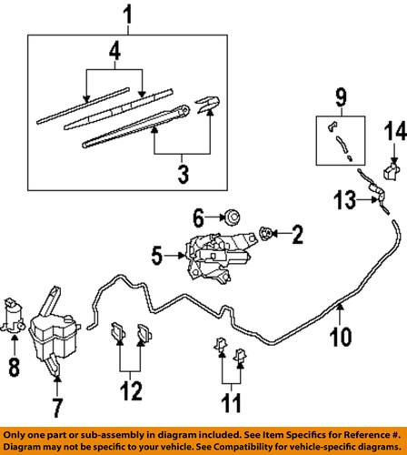 Nissan oem 28795el00a wiper blade/windshield wiper blade