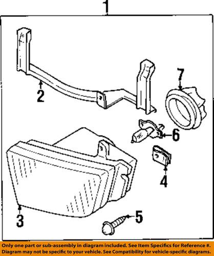 Nissan oem b629cc9907 fog lamp bulb