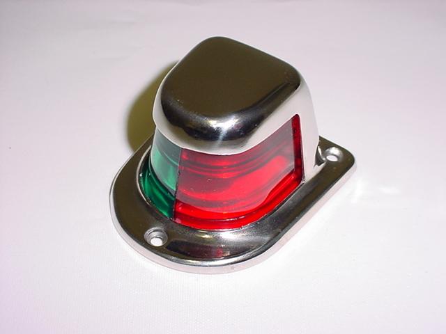 Attwood boat bowlight~bow combination sidelight~bi-color light~# 66318~stainless