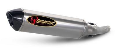 Akrapovic racing exh hex slip-on stainless/titanium for suzuki gsxr-1000 2005-06