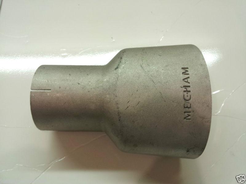 > used mecham exhuast tip 3" slip on inlet (no clamp) w/ 6" by 3" oval outlet <