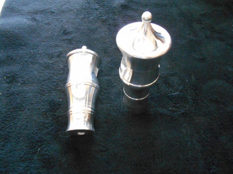 Custom polished 1" handlebar ali-baba risers