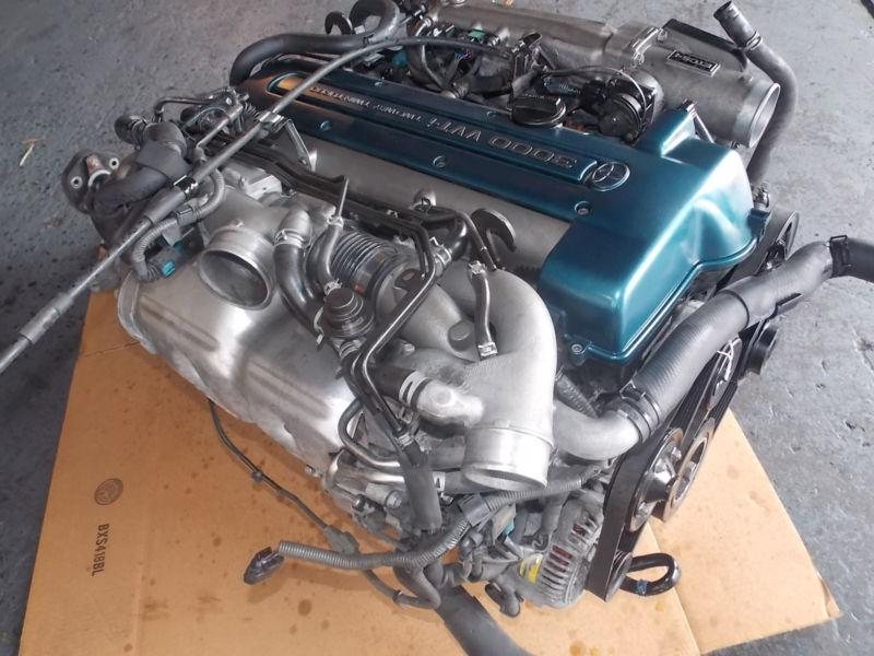 97 01 toyota supra aristo 2jz-gte vvti engine with a/t and ecu jdm 2jz swap 