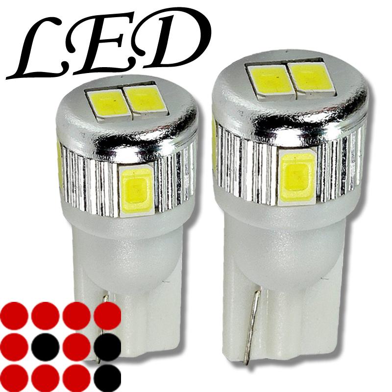 2x license plate 6-smd t10 light samsung high power bulbs lamp xenon white led