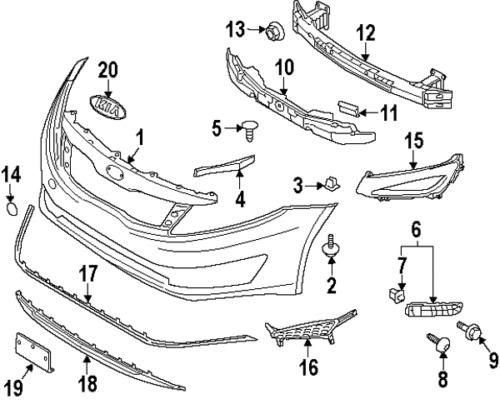 Kia 865832t000 genuine oem factory original cover reinf