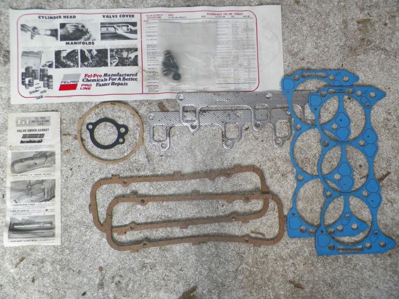 Nos fel-pro head set gasket pkg 80 81 82 83 gm 252 4.1l v6 hs8723pt