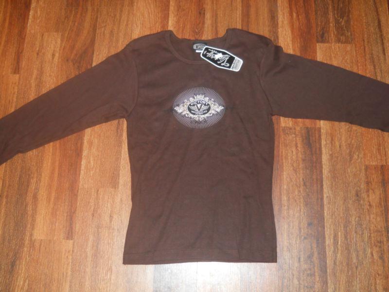 Beautiful brown victory motorcycle shirt