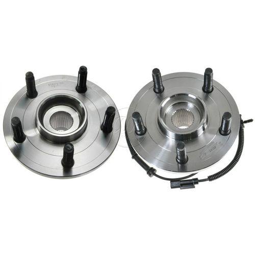 06-08 ram 1500 truck front wheel hub & bearing set pair