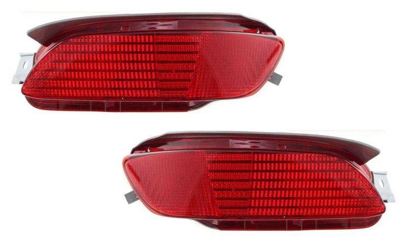 Side marker light lamp assembly pair set (driver & passenger side, qty 2)