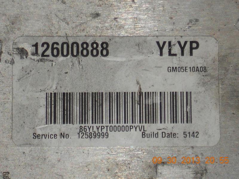 2005-2006 saturn ion pcm ecu ecm computer 12600888